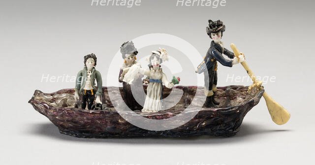 The Boating Party, France, Early to mid 19th century. Creator: Verres de Nevers.