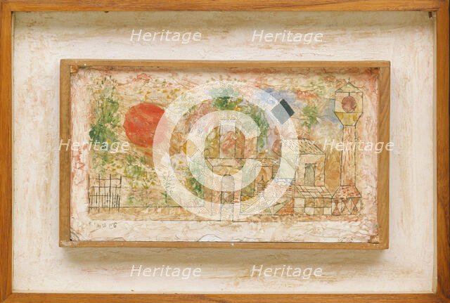 Small Landscape with Garden Door, 1928. Creator: Paul Klee.