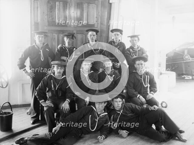 U.S.S. Newark, apprentices, between 1891 and 1901. Creator: Unknown.