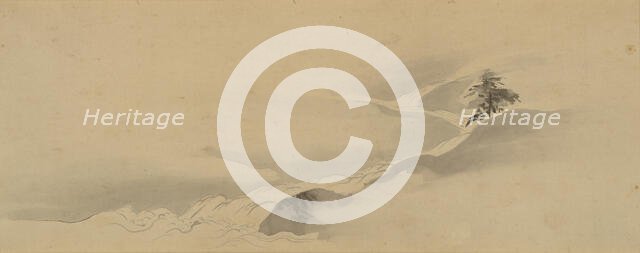 Hills in the Fog, 19th century. Creator: Unknown.