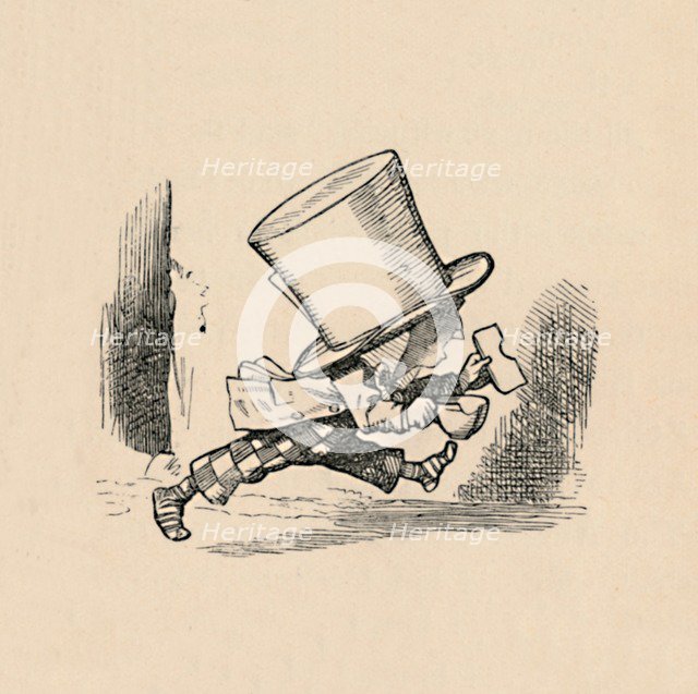 'The Mad Hatter, in the chapter 'The Tarts'', 1889. Artist: John Tenniel.