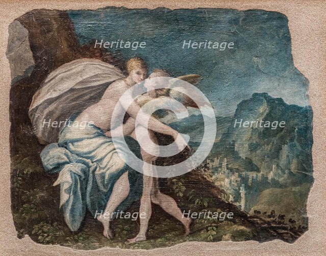 Cupid and Psyche, 1566. Creator: Zanguidi (Bertoia), Jacopo (1544-1574).