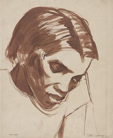 Portrait, ca.1935 - 1943. Creator: Blanche Grambs.