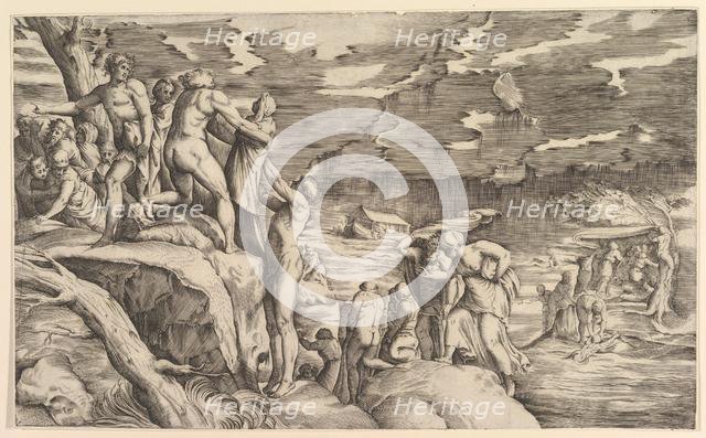 The Deluge. Creator: Attributed to Monogrammist 9 (Italian).