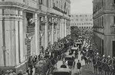 Burial of the "Maine" victims, Havana, Cuba, 1898.  Creator: Benigno Matute Parga.