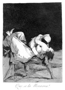 'They carried her off!', 1799. Artist: Francisco Goya