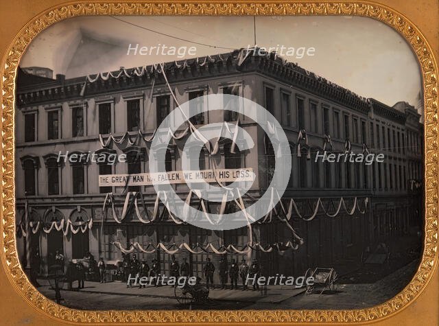 The Great Man Has Fallen, 1856. Creator: Robert H. Vance.