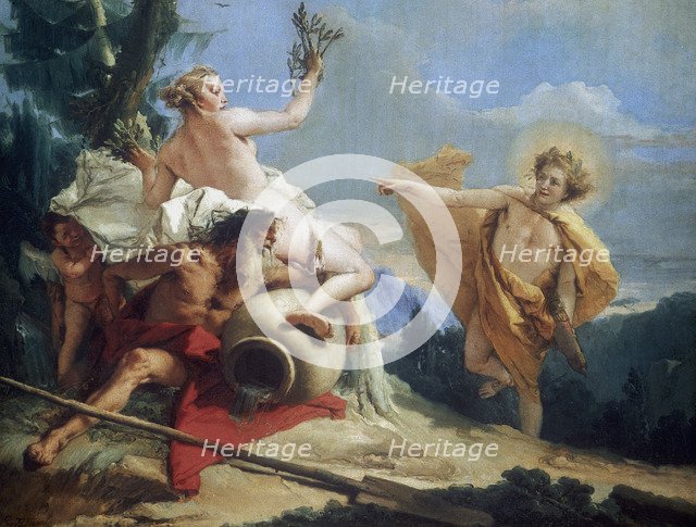 Apollo Pursuing Daphne C1755 1760 Artist Giovanni Battista