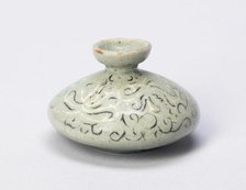 Oil bottle with Scrollwork, South Korea, Goryeo dynasty (918-1392), 12th/13th century. Creator: Unknown.
