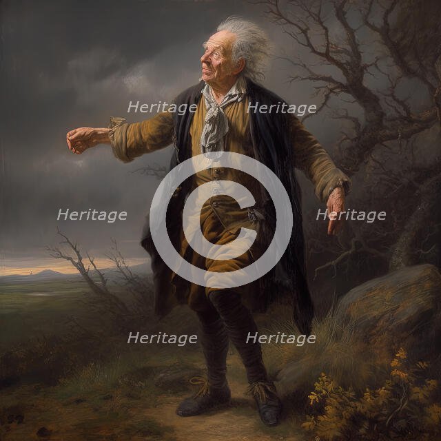 AI IMAGE - King Lear, 2023. Creator: Heritage Images.