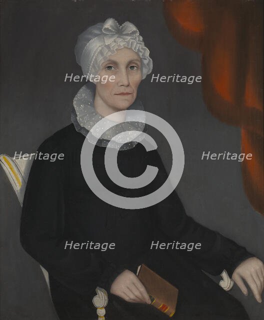 Portrait of Mrs. Robinson, ca. 1819. Creator: Ammi Phillips.