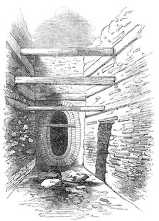 Roman Wall, Bread-Street-Hill, 1844. Creator: Unknown.