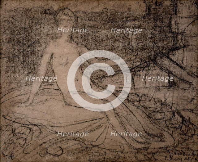 Study for "Hope", c1872. Creator: Pierre Puvis de Chavannes.