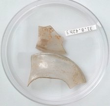 Glass Fragments, Coptic, 4th century. Creator: Unknown.