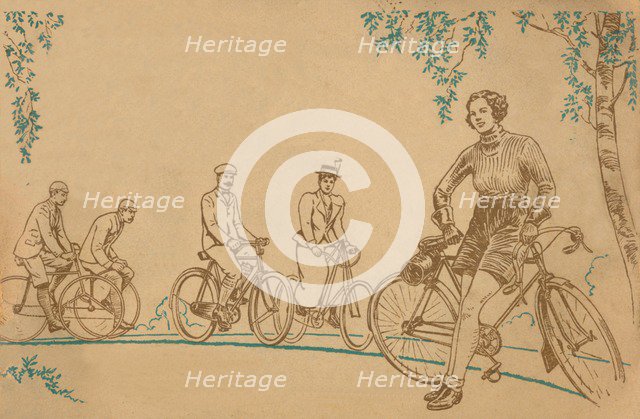 'Cycling 1839-1939 front cover', 1939. Artist: Unknown.