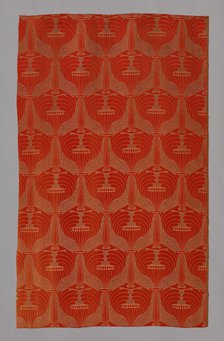 Mohnköpfe (Poppyheads) (Dress or Furnishing Fabric), Vienna, 1900. Creator: Johan Backhausen und Söhne.