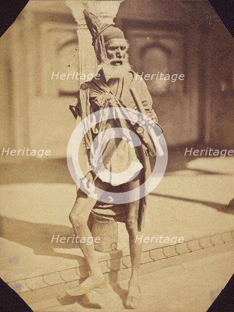 Fakir, 1858. Creator: Felice Beato.