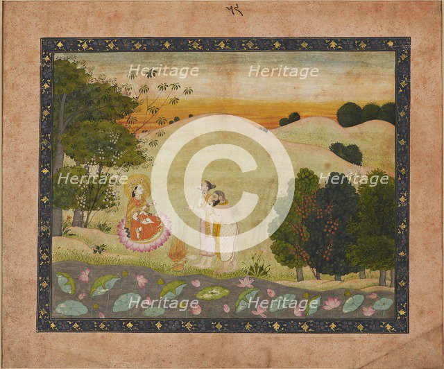 Lakshmi, late 19th - early 20th century. Artist: Unknown.