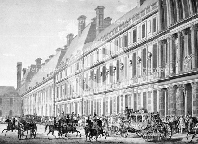 'The Departure from Tuileries Palace, 2nd December 1804', 19th century. Artist: Unknown