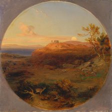 Greek Landscape on the Island of Aegina, 1842-1845. Creator: Carl Rottmann