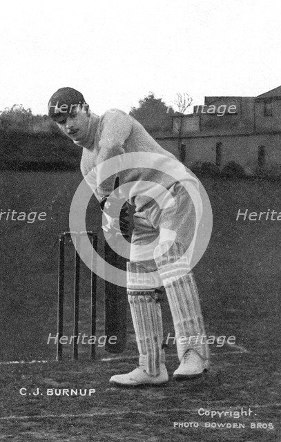 Cuthbert James Burnup (1875-1960), amateur cricketer and footballer, early 20th century.Artist: Bowden Bros.