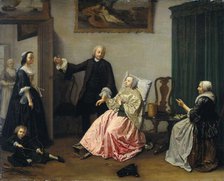 Doctor's Visit, 1750-1760. Creator: Elisabeth Geertruida Wassenbergh.