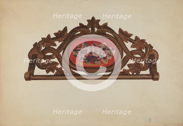 Towel Rack, c. 1938. Creator: Elizabeth Fairchild.