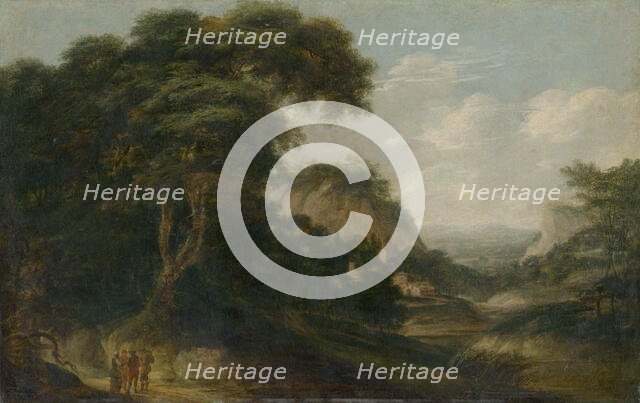 Landscape with figures, 1720-1730. Creator: Franz Joachim Beich.