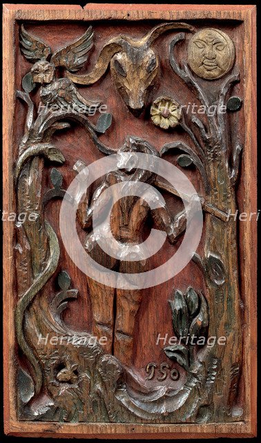 Eve and the snake (Ève et le serpent), c. 1889.