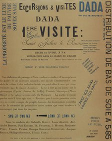 Excursions et visites dada. 1ère visite: Eglise Saint Julien le Pauvre, 1921. Creator: Historic Object.