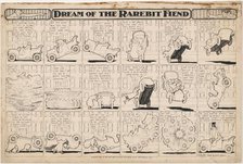 Dream of the Rarebit Fiend: Bucking Automobile, 1907. Creator: Winsor McCay.
