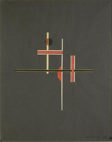 Red and black balance, 1922. Artist: Moholy-Nagy, László (1895–1946)