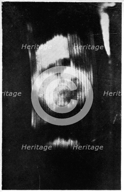 John Logie Baird's first television demonstration, 1926. Artist: Unknown