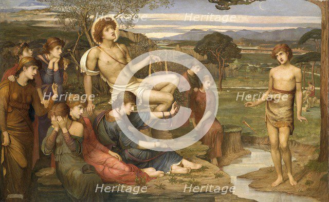 'Apollo and Marsyas', 1879. Artist: John Melhuish Strudwick