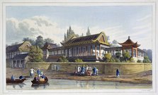'Summer Palace of the Emperor, Opposite the City of Tien-Sing', China, 1817. Artist: J Clark