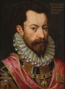 Portrait of Alexander Farnese (1545-1592), Duke of Parma, c1590. Creator: Anonymous.