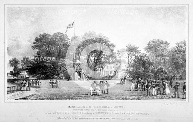 Members of the National Club, Chelsea, 1831.                                                Artist: Day & Haghe