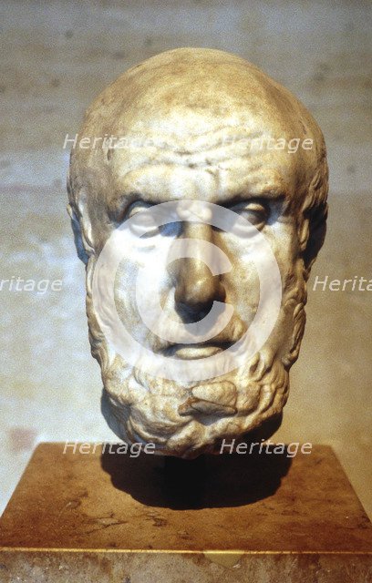 Hippocrates of Cos, Ancient Greek physician. Artist: Unknown