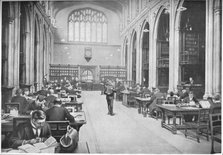 Reading room, Guildhall Library, City of London, c1903 (1903). Artist: Unknown.
