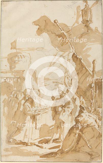 Capitulation of a Town. Creator: Giovanni Battista Tiepolo.