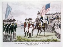 'Surrender of Cornwallis', Yorktown, Virginia, 1781. Artist: Unknown