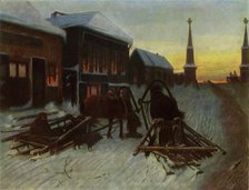 'The Ale-house at the Toll-bridge', 1868, (1965). Creator: Vasily Perov.