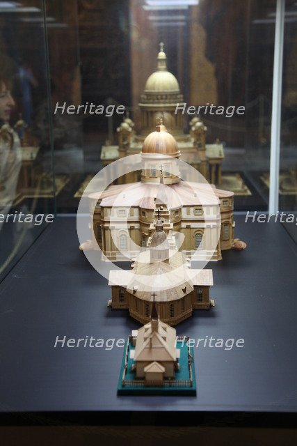 Model of St Isaac's Cathedral, St Petersburg, Russia, 2011. Artist: Sheldon Marshall