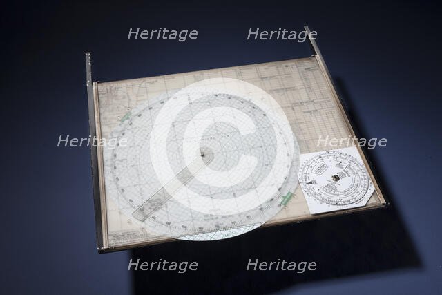 Plotting Board, Navy, Mark 3A, 1942. Creator: Felsenthal Instrument Co.