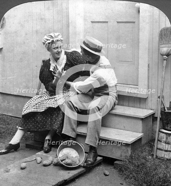 'Country Love'.Artist: American Stereoscopic Company