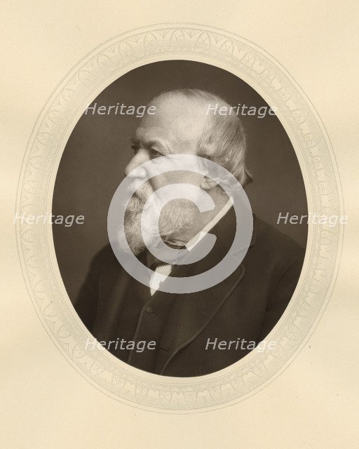 Robert Browning, English poet and dramatist, c1880. Artist: Lock & Whitfield