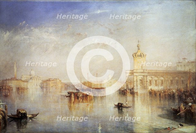 'The Dogana, San Giorgio, Citella, from the steps of the Europa', Venice, 1842.  Artist: JMW Turner
