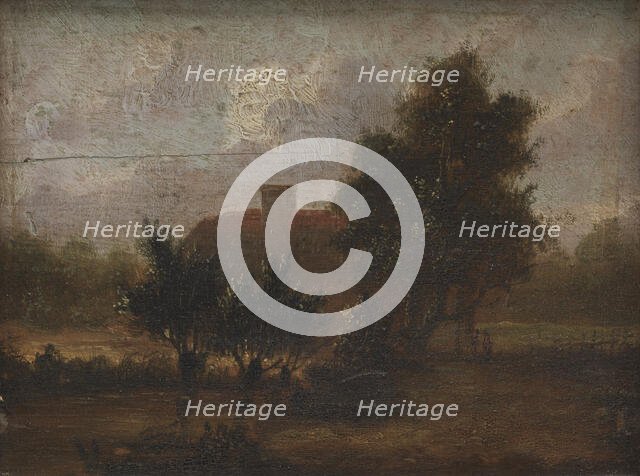 Landscape, 1801-1900. Creator: Meindert Hobbema.