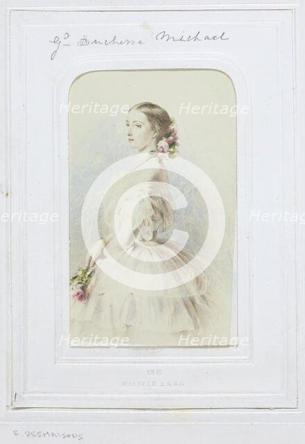 Grand Duchess Michael, 1860-69. Creator: Émile Desmaisons.