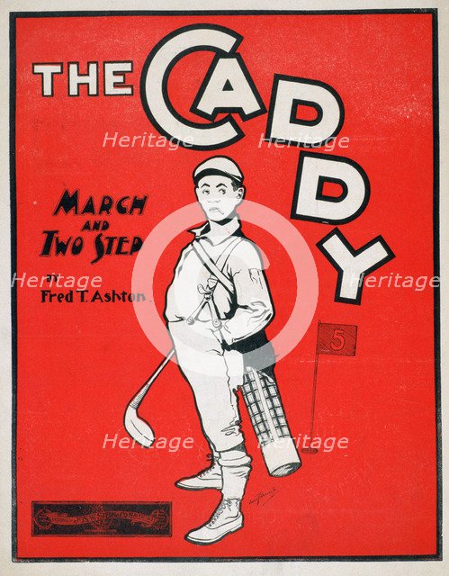 The Caddy, sheet music cover, 1900. Artist: Owen T Reeves
